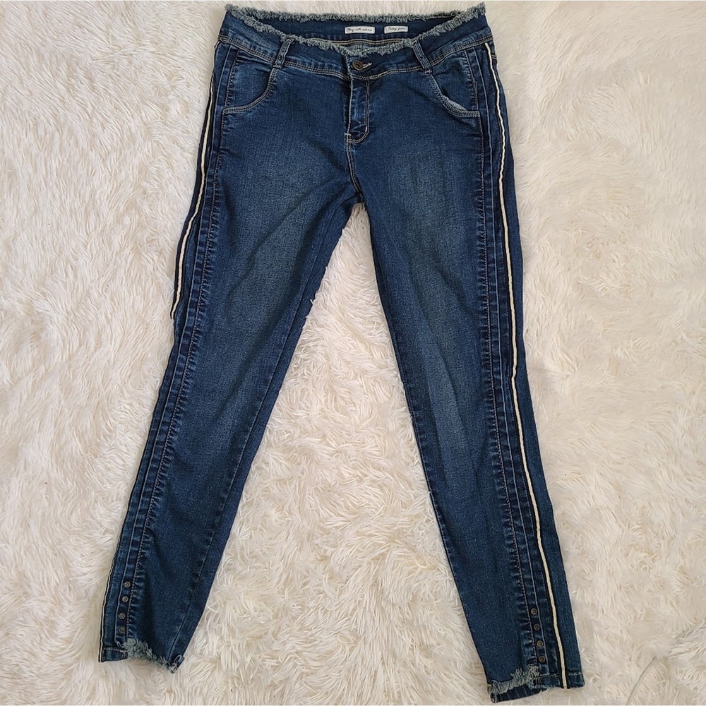 Play With Colors‎ Trixy Dark Wash Skinny Jeans Size 32